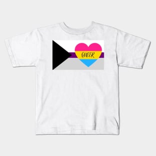 Demi panromantic Kids T-Shirt